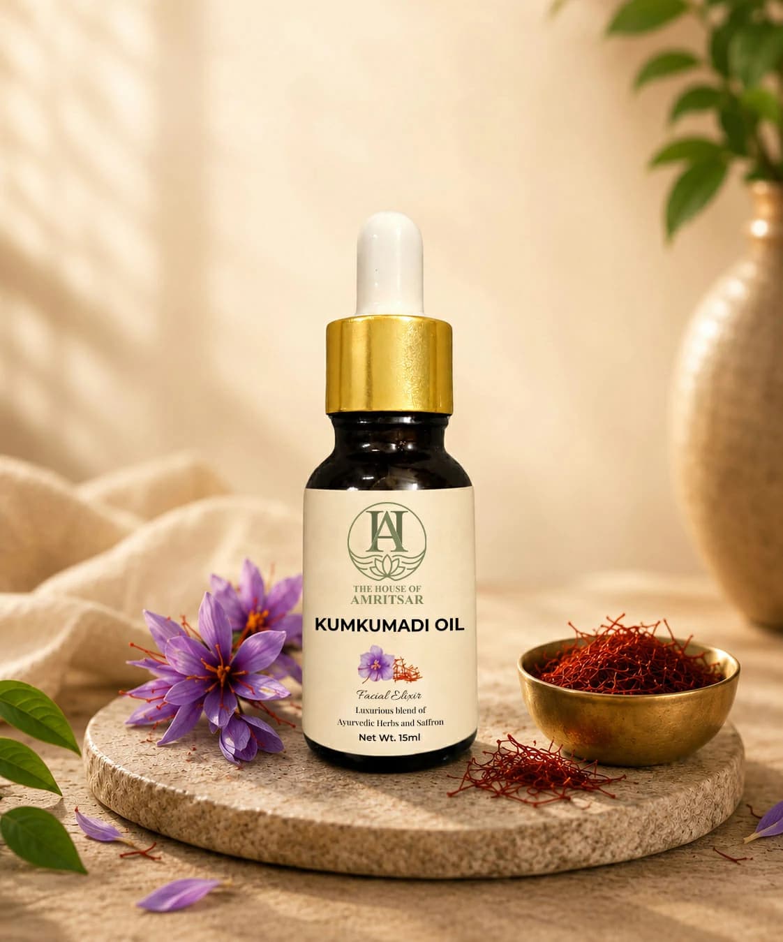 Kumkumadi Radiance Facial Elixir by The House of Amritsar