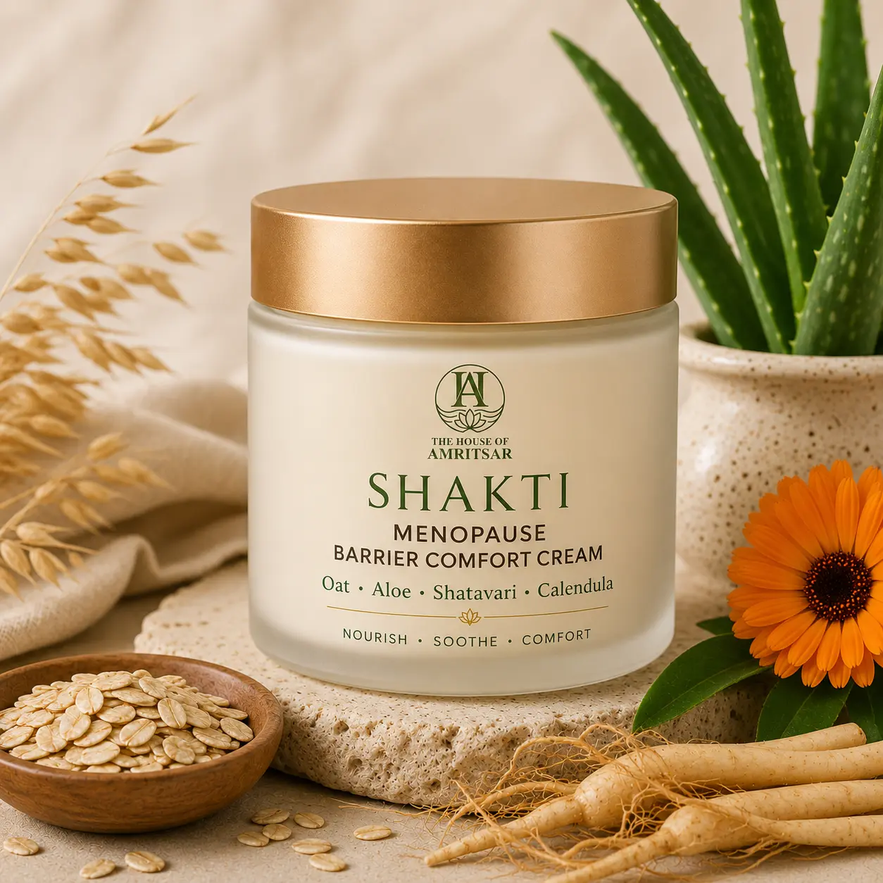 Shakti Menopause Barrier Comfort Cream by The House of Amritsar